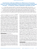 Cover page: Early Estimates of Bivalent mRNA Vaccine Effectiveness in Preventing COVID-19–Associated Hospitalization Among Immunocompetent Adults Aged ≥65 Years — IVY Network, 18 States, September 8–November 30, 2022