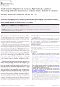 Cover page: Draft genome sequence of extended-spectrum β-lactamase-producing Klebsiella pneumoniae isolated from a patient in Lebanon