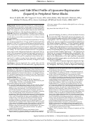 Cover page: Safety and Side Effect Profile of Liposome Bupivacaine (Exparel) in Peripheral Nerve Blocks