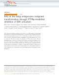 Cover page: RAS at the Golgi antagonizes malignant transformation through PTPRκ-mediated inhibition of ERK activation