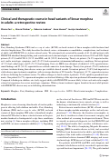 Cover page: Clinical and therapeutic course in head variants of linear morphea in adults: a retrospective review.