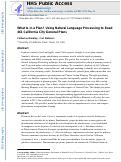 Cover page: What Is in a Plan? Using Natural Language Processing to Read 461 California City General Plans