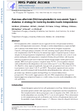 Cover page: Pancreas-After-Islet Transplantation in Nonuremic Type 1 Diabetes: A Strategy for Restoring Durable Insulin Independence.