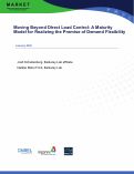 Cover page: Moving Beyond Direct Load Control: A Maturity Model for Realizing the Promise of Demand Flexibility