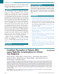 Cover page: Creatinine Fluctuation in Patients With Lupus Nephritis: Considerations for Clinical Trial Endpoints