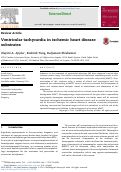 Cover page: Ventricular tachycardia in ischemic heart disease substrates.