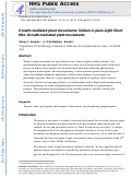 Cover page: Growth-mediated plant movements: hidden in plain sight