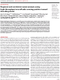 Cover page: Regional and correlative sweat analysis using high-throughput microfluidic sensing patches toward decoding sweat