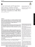 Cover page: Cross-sectional and Prospective Associations of Rest-Activity Rhythms With Metabolic Markers and Type 2 Diabetes in Older Men