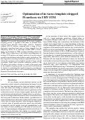 Cover page: Optimization of in-vacuo template-stripped Pt surfaces via UHV STM