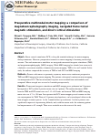 Cover page: Preoperative multimodal motor mapping: a comparison of magnetoencephalography imaging, navigated transcranial magnetic stimulation, and direct cortical stimulation.