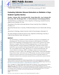 Cover page: Evaluating Alzheimer's disease biomarkers as mediators of age-related cognitive decline