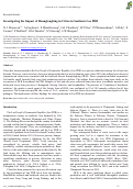 Cover page: Investigating the Impact of Huanglongbing in Citrus in Southern Lao PDR