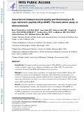 Cover page: Associations between muscle quality and N-terminal pro-B-type natriuretic peptide (NT-proBNP): The multi-ethnic study of atherosclerosis