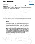 Cover page: Comparison of methods for genomic localization of gene trap sequences