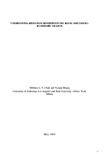 Cover page: Commuting Distance Sensitivity by Race and Socio-Economic Status