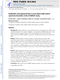 Cover page: Inattention and hyperactivity in association with autism spectrum disorders in the CHARGE study