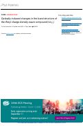 Cover page: Optically induced changes in the band structure of the Weyl charge-density-wave compound (TaSe4)2I