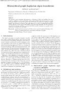 Cover page: Hierarchical graph Laplacian eigen transforms