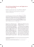 Cover page: The Self-Assembling Process and Applications in Tissue Engineering