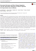 Cover page: Desiccation Resistance and Micro-Climate Adaptation: Cuticular Hydrocarbon Signatures of Different Argentine Ant Supercolonies Across California.