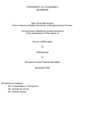 Cover page: More Than Repatriation Native American Student Narratives of Intergenerational Trauma