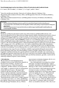 Cover page: Forest thinning impacts on the water balance of Sierra Nevada mixed-conifer headwater basins