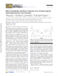 Cover page: Water Permeability and Elastic Properties of an Archaea Inspired Lipid Synthesized by Click Chemistry