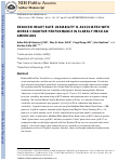 Cover page: Reduced Heart Rate Variability Is Associated With Worse Cognitive Performance in Elderly Mexican Americans