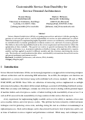 Cover page: Customizable Service State Durability for Service Oriented
Architectures