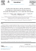 Cover page: Aeolian dust deposition and the perturbation of phosphorus transformations during long-term ecosystem development in a cool, semi-arid environment