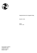 Cover page: Using the Revenues from Congestion Pricing