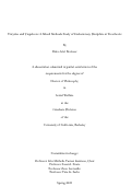 Cover page: Tricycles and Trapdoors: A Mixed Methods Study of Exclusionary Discipline in Preschools