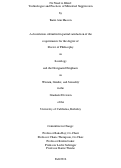 Cover page: No Need to Bleed: Technologies and Practices of Menstrual Suppression