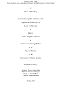 Cover page: Writing on the Land: Form, Ecology, and Agrarian Development in Mid-Twentieth Century Bengal