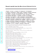 Cover page: Recent results from the MAJORANA DEMONSTRATOR