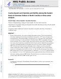 Cover page: Casino-based cash transfers and fertility among the Eastern Band of Cherokee Indians in North Carolina: A time-series analysis.