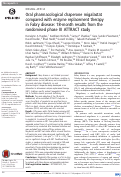 Cover page: Oral pharmacological chaperone migalastat compared with enzyme replacement therapy in Fabry disease: 18-month results from the randomised phase III ATTRACT study