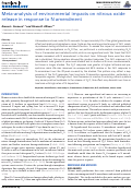 Cover page: Meta-Analysis of Environmental Impacts on Nitrous Oxide Release in Response to N Amendment