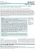 Cover page: The association between bone density of lumbar spines and different daily protein intake in different renal function.