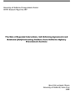 Cover page: The Role of Repeated Interactions, Self-Enforcing Agreements and Relational [Sub]Contracting: Evidence from California Highway Procurement Auctions