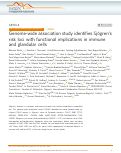 Cover page: Genome-wide association study identifies Sjögrens risk loci with functional implications in immune and glandular cells.