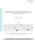 Cover page: Measurement of the branching fractions of exclusive B̄ → D/D <sup>*</sup>/D(<sup>*</sup>)πℓ-̄νℓ decays in events tagged by a fully reconstructed B meson