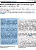 Cover page: Erosive pustular dermatosis of the scalp following surgical procedures: a systematic review