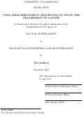 Cover page: Using High-Throughput Sequencing To Study The Progression Of Cancer