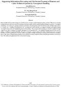 Cover page: Supporting Information Processing and One Instant Teaming of Humans and Cyber-Technical Systems by Conceptual Chunking