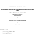 Cover page: Morphing the Body Shape of an Underwater Walking Robot to Improve Hydrodynamic Loading