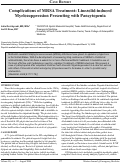 Cover page: Complications of MRSA Treatment: Linezolid-induced Myelosuppression Presenting with Pancytopenia