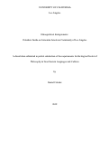 Cover page: Ethnopolitical Entrepreneurs: Outsiders Inside an Armenian American Community of Los Angeles