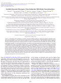 Cover page: Scalable Bayesian Divergence Time Estimation With Ratio Transformations.